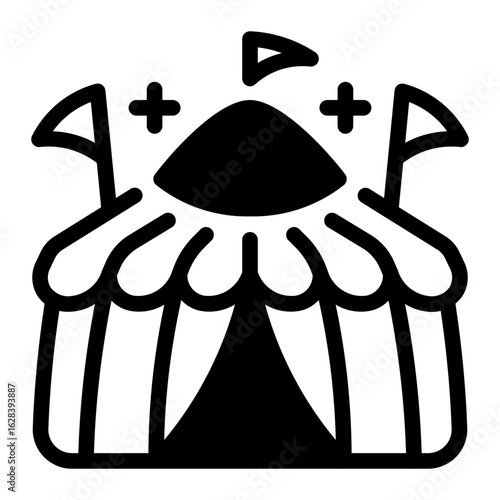 This Circus icon is suitable for Amusement Park, Entertainment, etc.