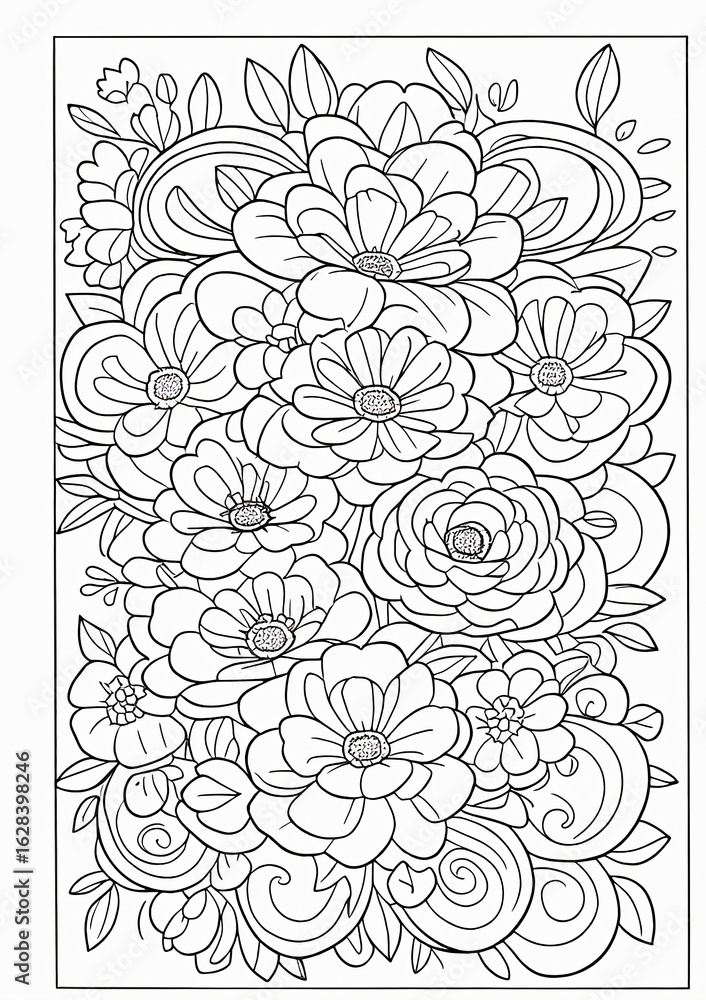 Fototapeta premium abstract floral background