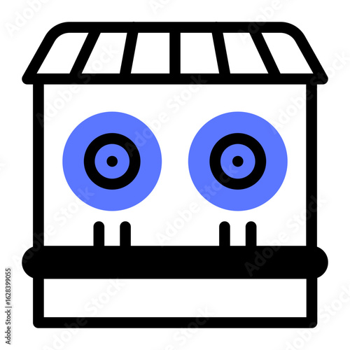 This Shooting gallery icon is suitable for Amusement Park, Entertainment, etc.