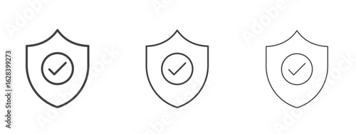 key icon in linear, outline icon isolated on white background