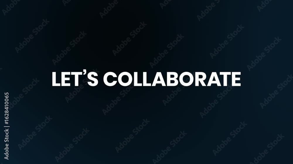 Let’s Collaborate Neon Text Animation | 4K Business Partnership Let’s Collaborate Neon Text Animation | 4K Business Partnership