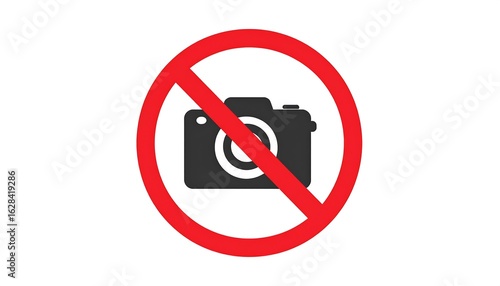Photography prohibited sign