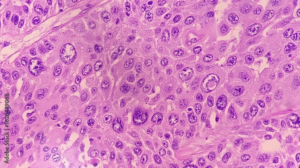 Photographic footage showing Metastatic squamous cell carcinoma of a ...