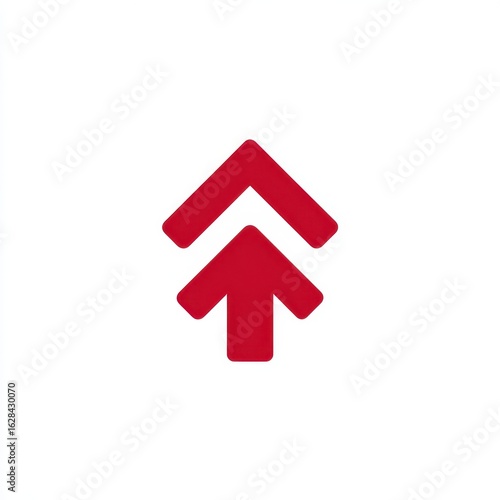 Free Download Festive Upward Arrow Icon. Directional Christmas Symbol for Navigation and Holiday Celebration - GFXLoad