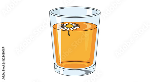 soothing chamomile tea refreshment relaxation and wellness in a glass