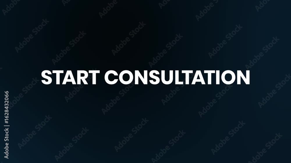 Start Consultation Neon Text Animation | 4K Service Launch