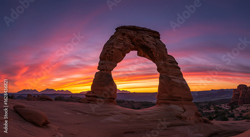 Stunning Sunset Arches National Park