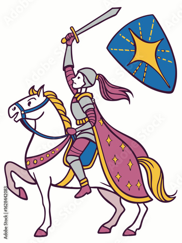 knight with sword