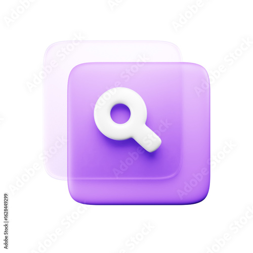 Road sign 3d web and apps icon