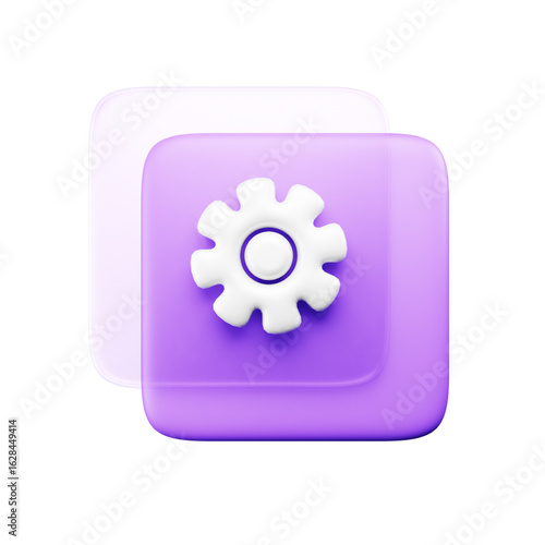 Road sign 3d web and apps icon