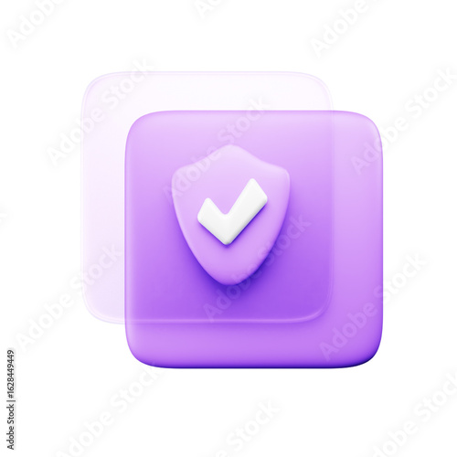 Road sign 3d web and apps icon
