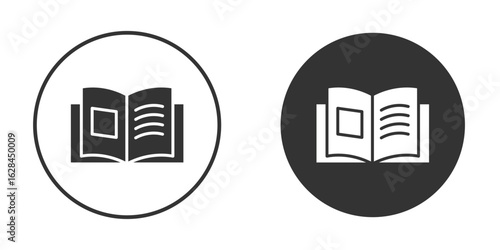 open book icon. flat sign design. Vector symbol pictogram. UX UI icon