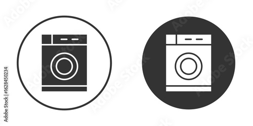 Washing machine icon. flat sign design. Vector symbol pictogram. UX UI icon
