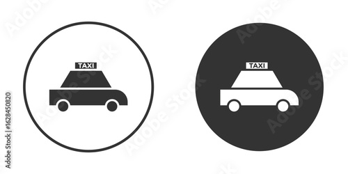 Taxi icon. flat sign design. Vector symbol pictogram. UX UI icon
