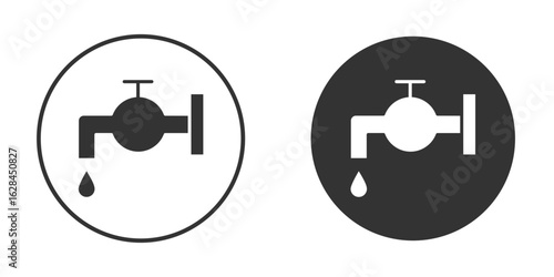 Tap icon. flat sign design. Vector symbol pictogram. UX UI icon