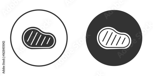 Steak icon. flat sign design. Vector symbol pictogram. UX UI icon