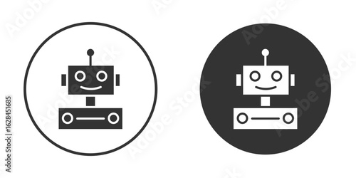 Robot icon. flat sign design. Vector symbol pictogram. UX UI icon