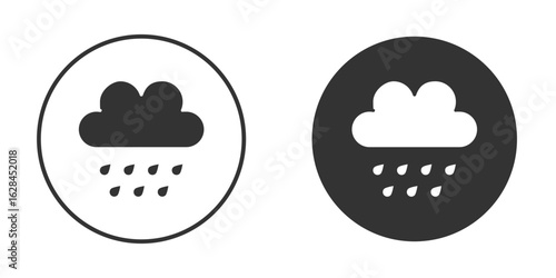 Rain icon. flat sign design. Vector symbol pictogram. UX UI icon