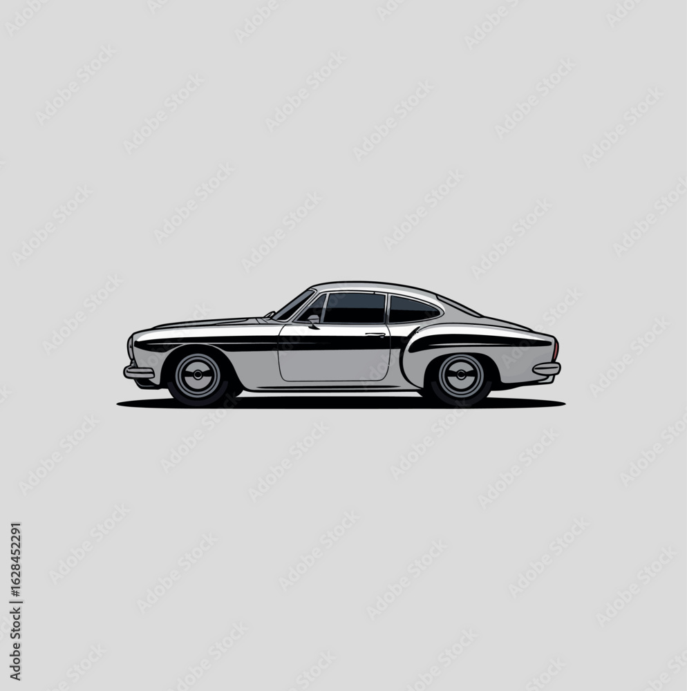 Fototapeta premium Transportation Icon – Car Vector Illustration for Web, App, and Infographics