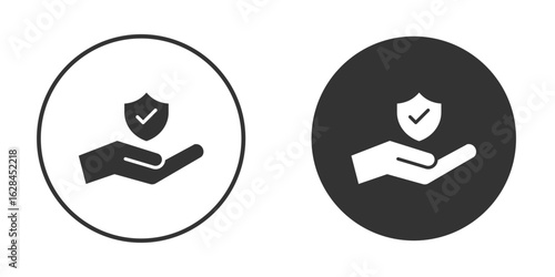 Policyholder icon. flat sign design. Vector symbol pictogram. UX UI icon