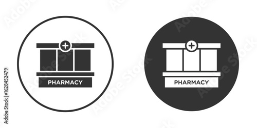 Pharmacy icon. flat sign design. Vector symbol pictogram. UX UI icon
