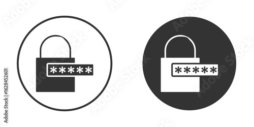 Password icon. flat sign design. Vector symbol pictogram. UX UI icon