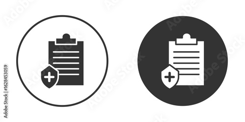 Medical insurance icon. flat sign design. Vector symbol pictogram. UX UI icon