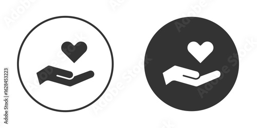 Life insurance icon. flat sign design. Vector symbol pictogram. UX UI icon