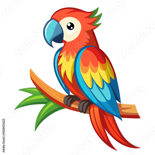 parrot on a branch