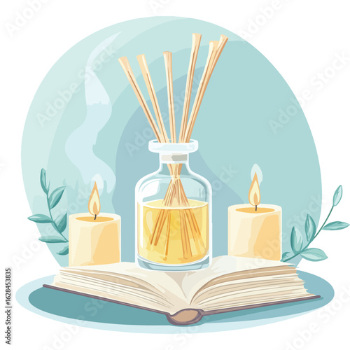 Home Perfume Bottle with Stand Decor