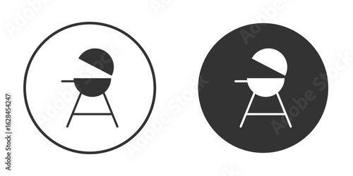 Grill icon. flat sign design. Vector symbol pictogram. UX UI icon