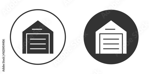 Garage icon. flat sign design. Vector symbol pictogram. UX UI icon