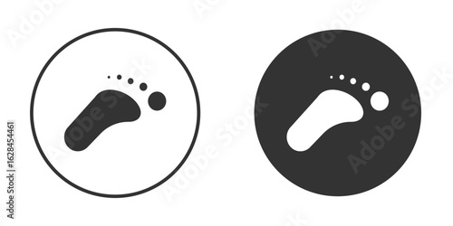 Footprint icon. flat sign design. Vector symbol pictogram. UX UI icon