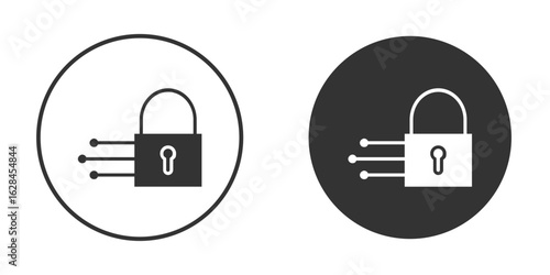 Encryption icon. flat sign design. Vector symbol pictogram. UX UI icon