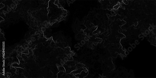 Abstract dark background featuring intricate smoky patterns in black and shades of gray. Textured, moody, and minimalist, ideal for sci-fi or tech-inspired designs.