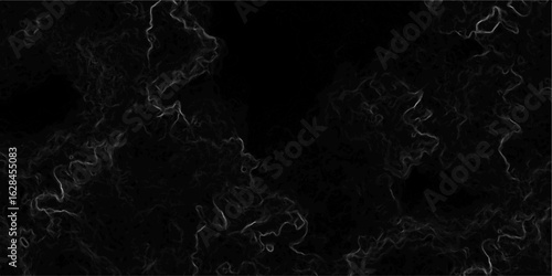 Abstract dark background featuring intricate smoky patterns in black and shades of gray. Textured, moody, and minimalist, ideal for sci-fi or tech-inspired designs.