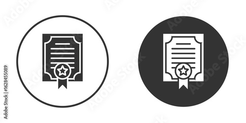 Diploma icon. flat sign design. Vector symbol pictogram. UX UI icon