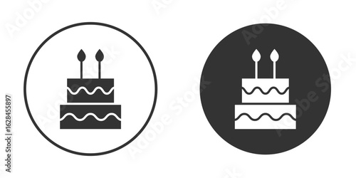 Cake icon. flat sign design. Vector symbol pictogram. UX UI icon