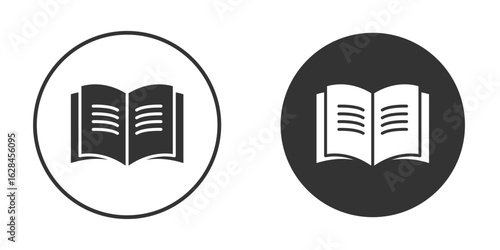 Book icon. flat sign design. Vector symbol pictogram. UX UI icon