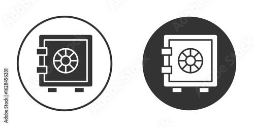 Bank vault icon. flat sign design. Vector symbol pictogram. UX UI icon