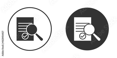 Audit icon. flat sign design. Vector symbol pictogram. UX UI icon
