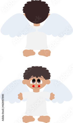 Angel, cute, simple, cut , laser, Cricut,paper, felt, fabric, decoration, school, party, kids , pattern, layers,