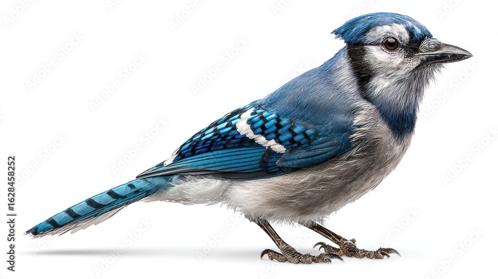 Obraz premium Blue jay in profile