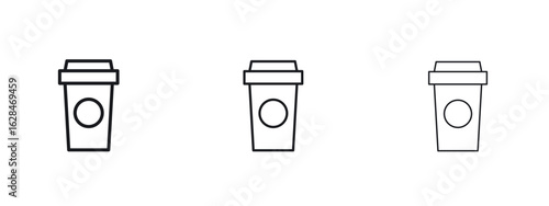 coffee cup icon vector design template simple and clean