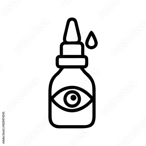 vector illustration of a bottle