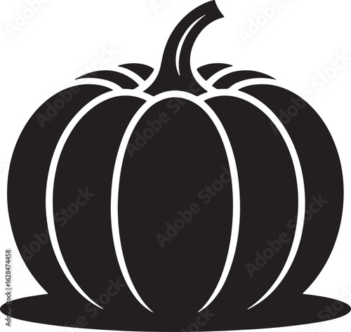 pumpkin isolated on silhouette art illustration design stock photos royalty free image premium quality