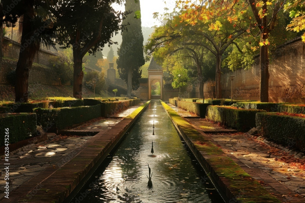Obraz premium travel and tourism, landmark, Alhambra 