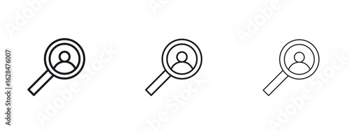 Hiring icon vector design template simple and clean