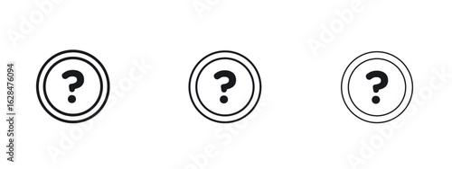 Help icon vector design template simple and clean