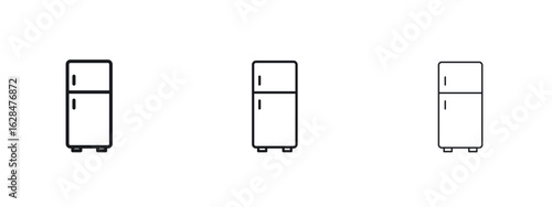 Fridge icon vector design template simple and clean